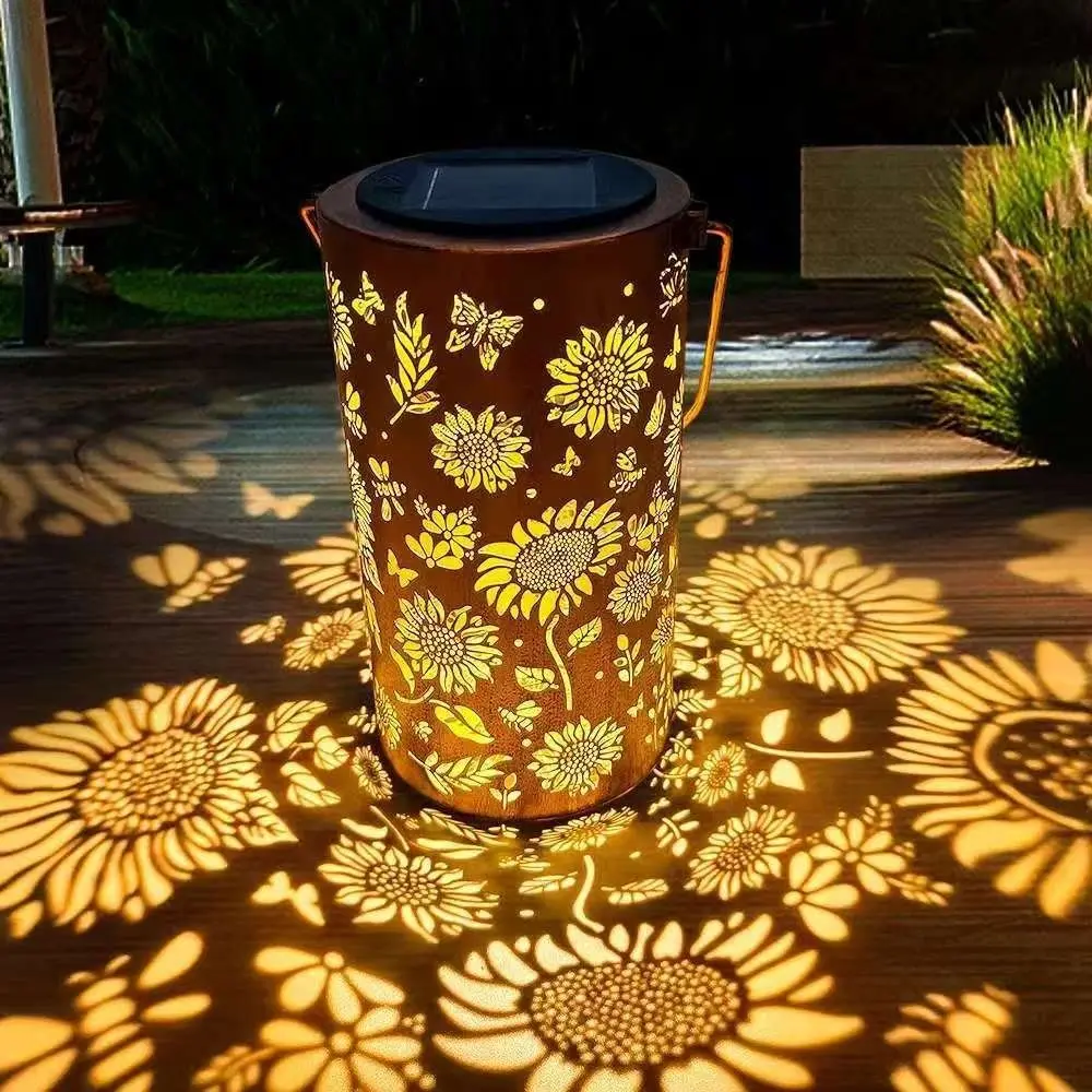 Outdoor Lighting Pathway - Zonnebloem Licht- en Schaduwlamp Waterdichte Buitenlamp