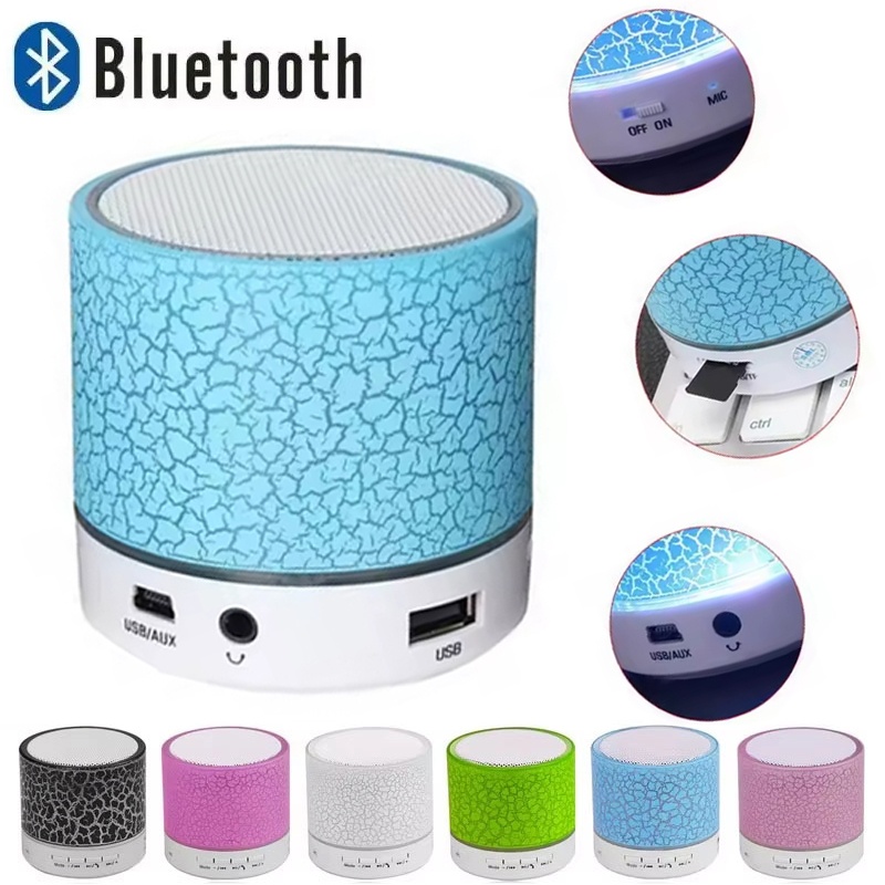 Outdoor Lighting Wireless - Draadloze Bluetooth-luidspreker met LED-verlichting, superbass, USB,