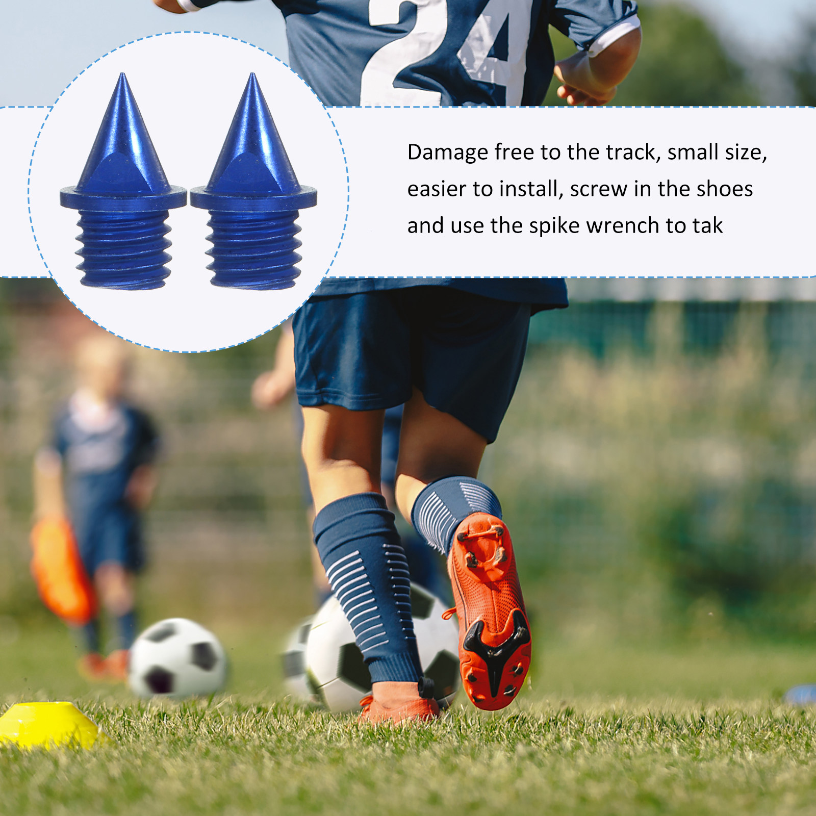 1 set carbonstalen spikes voor - Outdoor Lighting Track recensie en prijs