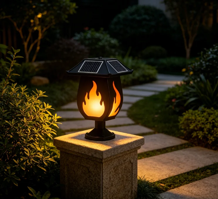 Zonne-kolomkoplampen met gesim - Outdoor Lighting Waterproof recensie en prijs
