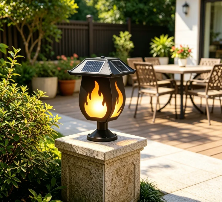 Zonne-kolomkoplampen met gesim - Outdoor Lighting Waterproof recensie en prijs