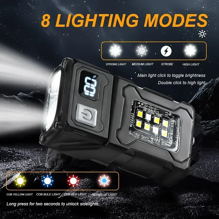 Mini USB Oplaadbare LED-zaklam - Outdoor Lighting Black recensie en prijs