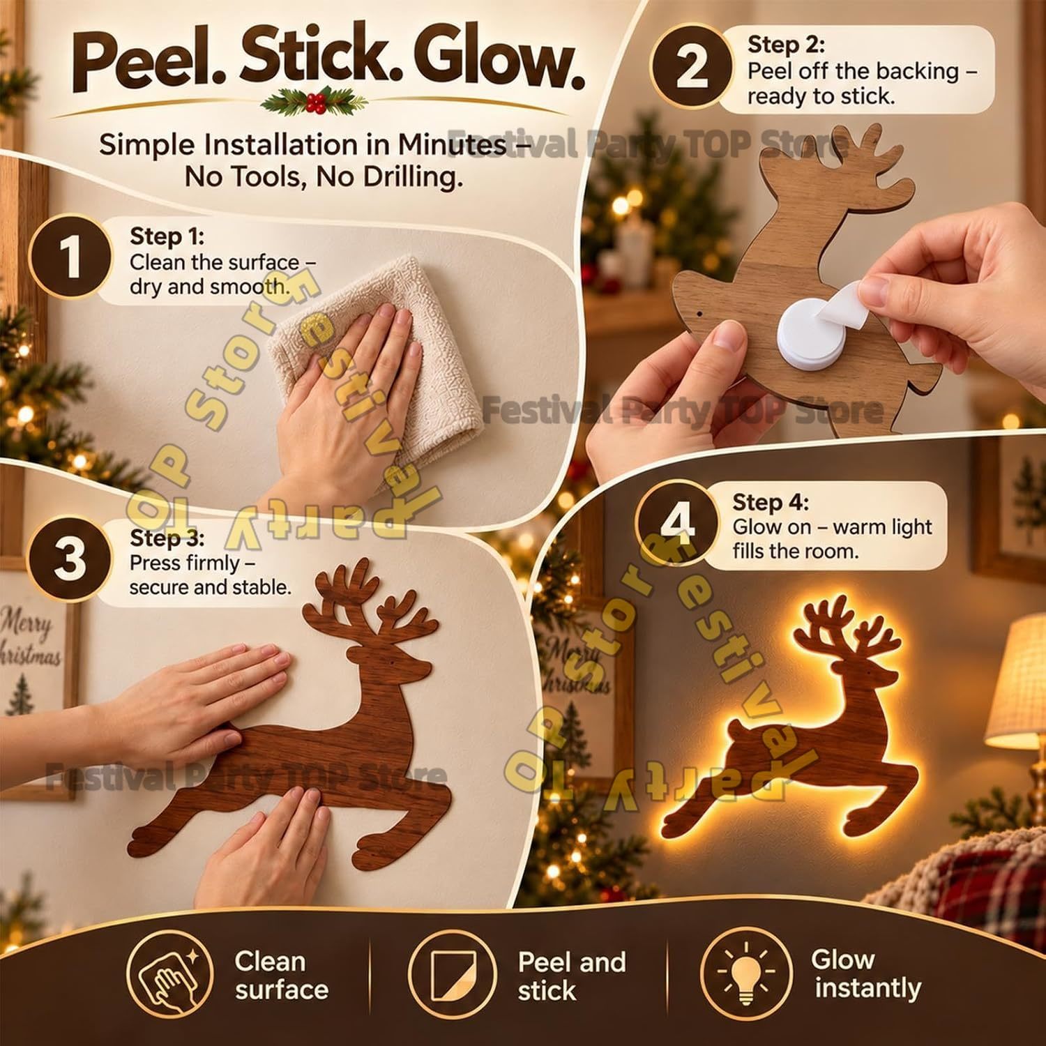 Rendier Glow Kerstdecoratie LE - Outdoor Lighting Effects recensie en prijs