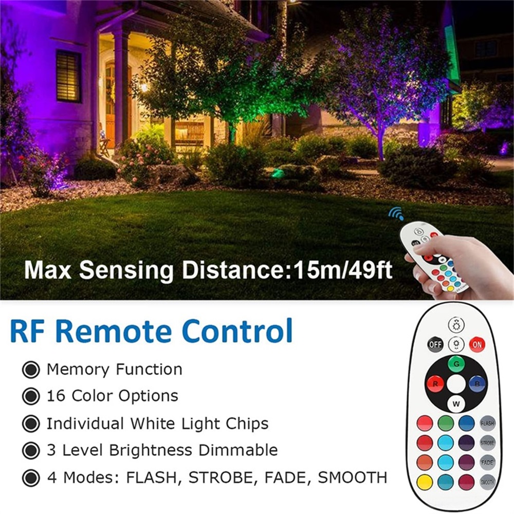 RGBW Landschapsverlichting 10W - Outdoor Lighting Waterproof recensie en prijs