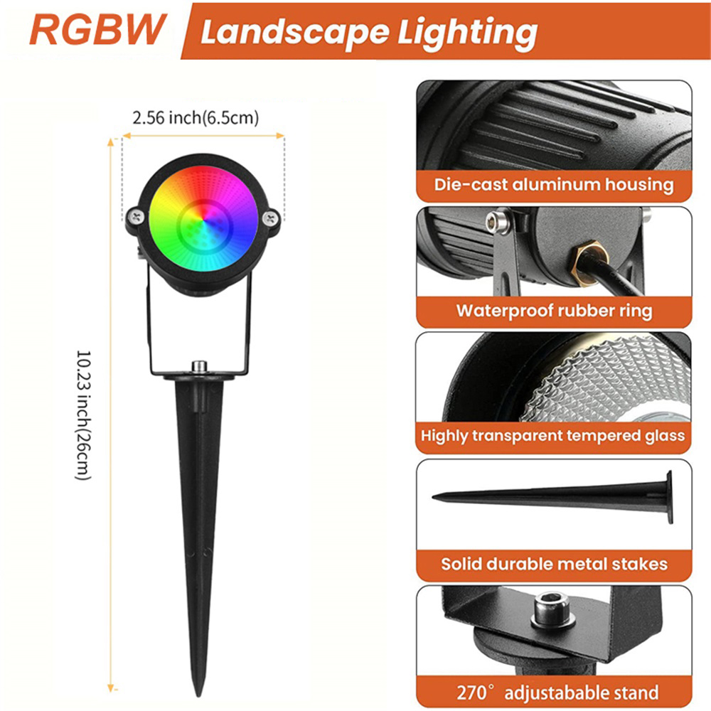 RGBW Landschapsverlichting 10W - Outdoor Lighting Waterproof recensie en prijs
