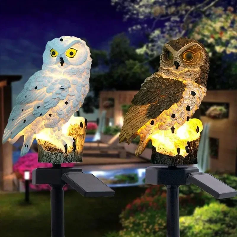 Solar Owl Statue Garden Light  - Outdoor Lighting Effects recensie en prijs